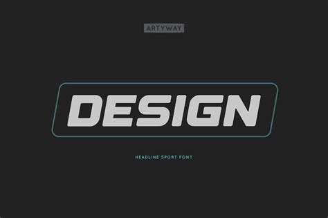 Headline Design Font By Artyway | TheHungryJPEG