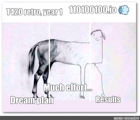 Сomics meme 110100100 io T420 retro year 1 Much effort Dream