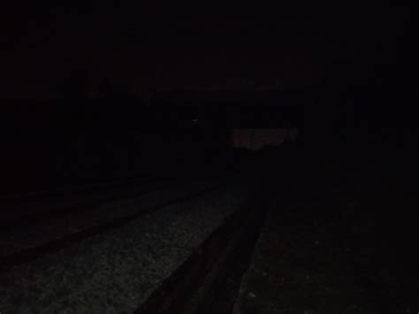 Abandoned train rails in Spain (brighten up the image to see more