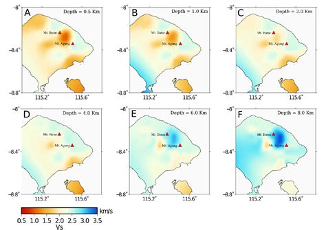 Figure 1 From Tomographic Imaging Of The Agung Batur Volcano Complex