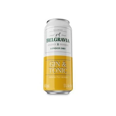 BELGRAVIA GIN & TONIC CAN 330ml (24)