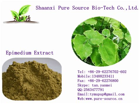 Epimedium Extract - Pure Source (China Manufacturer) - Plant Extract ...