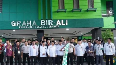 Kloter 106 Terbang Ke Tanah Suci Embarkasi Surabaya Tuntaskan