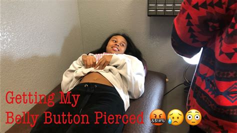 Getting My Belly Button Pierced 😬 Youtube