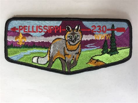 Pellissippi Lodge 230 2007 Pocket Flap Black Border EBay