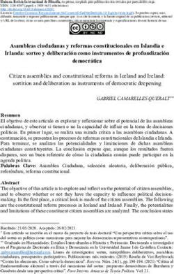 Asambleas Ciudadanas Y Reformas Constitucionales En Islandia E Irlanda