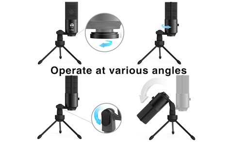 FIFINE USB Microphone, Fifine K680 Metal Condenser Recording Microphone ...