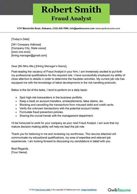 Project Accountant Cover Letter Examples Qwikresume