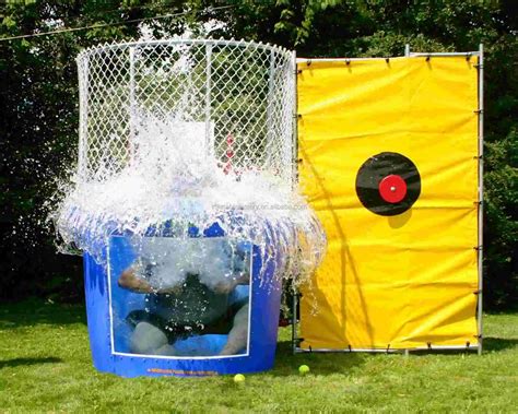 Blue Portable Dunking Booth With Wingless Design For Rental Buy Water