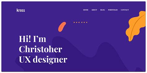 Free Bootstrap Portfolio Templates » CSS Author