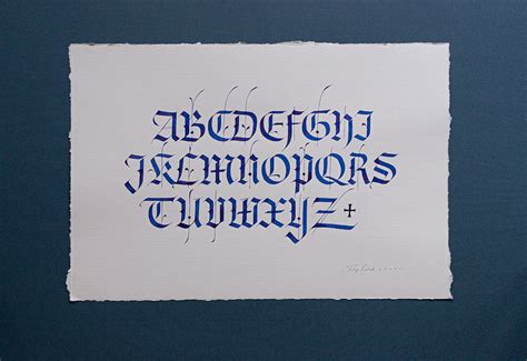 Blackletter alphabet calligraphy collection :: Behance