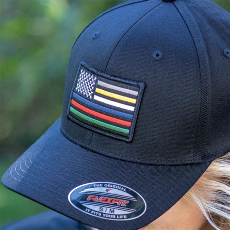 Flexfit First Responder Hat Thin Blue Line Usa