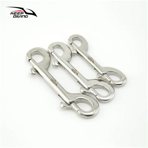 Keep Diving Stainless Steel Scuba Diving Double Ended Hook Bcd