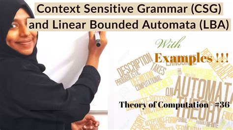 Theory Of Computation Lecture Context Sensitive Grammar Csg And