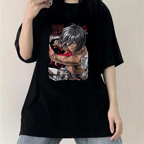 Unisex Eren Yeager T Shirt Titan Anime AOT T Shirt Anime Grafik Tee