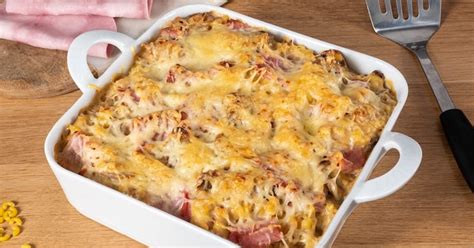 Recette Gratin De P Tes Au Jambon Et Aux Champignons