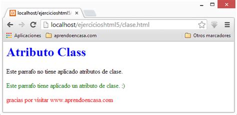 Atributos Globales class Curso Práctico HTML5 Aprendoencasa