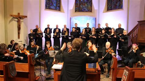 Das Collegium Vocale Jever Gab Mit Einem Hamburger Orchester Ein