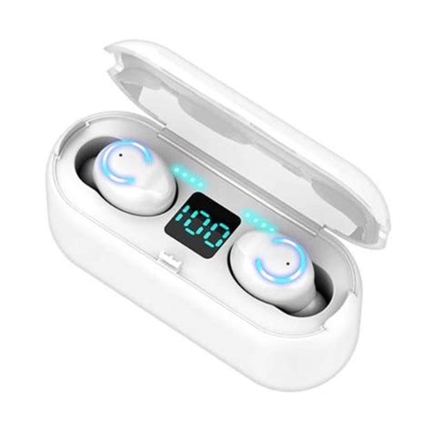 Беспроводные Bluetooth-наушники вакуумные TWS F9 5.0 с кейсом power ...