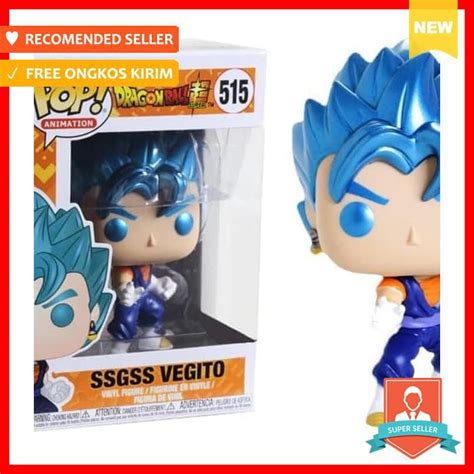 Jual Funko Pop Original Animation Dragon Ball Z Ssgss Vegito Metallic