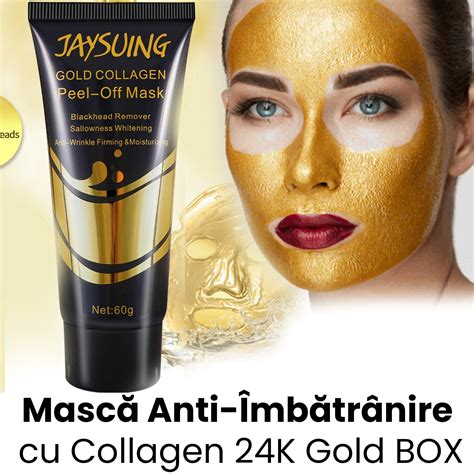 Masca Anti Imbatranire Cu Collagen 24k Gold Box Pandera