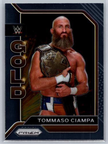 Tommaso Ciampa Panini Prizm Wwe Gold Insert Ebay