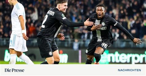 Sturm Graz auf Achtelfinalkurs Hälfte ist geschafft DiePresse