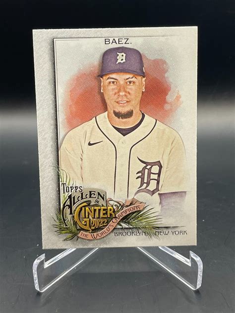 Topps Allen And Ginter Javier Baez Detroit Tigers Ebay