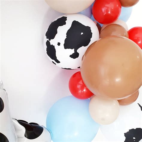 Barnyard Balloon Garland Cowboy Balloon Garland Holy Cow Etsy