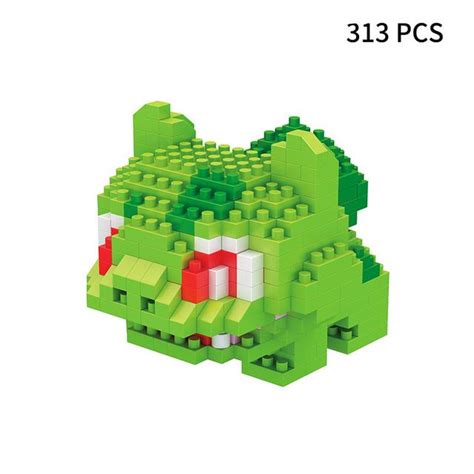 LZ 146 400Pcs Pokemon Blocks Cartoon Mini Small Building Block Toys