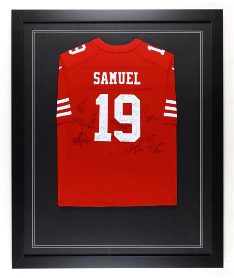 2023 49ers Custom Framed Jersey Team-Signed by (30) with Brock Purdy ...