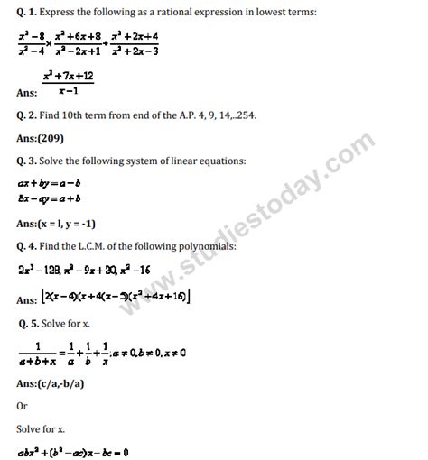 Cbse 9th Maths Solved Question Paper Sa2