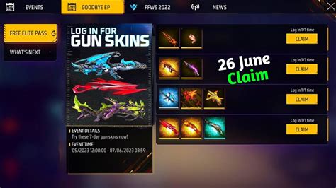 NEW OB 45 UPDATE FREE FIRE New Evo Parafal Gun Skin Free Fire Free