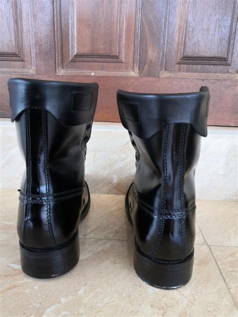 Iluvposlaju Drill Boot Kasut Kawad Kulitkraf Mens Fashion Footwear