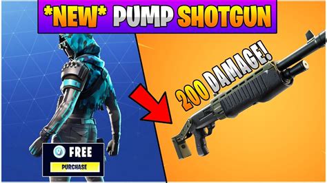 Fortnite V6 31 Patch Update Notes NEW Legendary Pump Shotgun HUGE