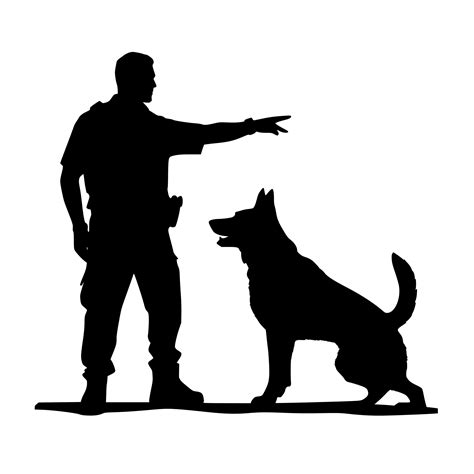 K9 Police Dog Svg File For Cricut Silhouette Laser Machines