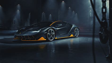 Lamborghini Centenario, Lamborghini, supercars, blue HD Wallpaper