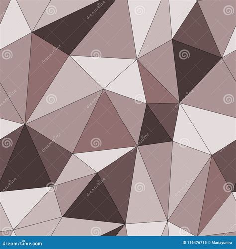 Triangle Texture Seamless Random Line Vector Background Svg Stock Image