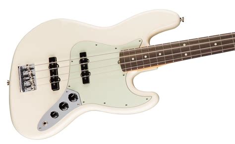 Fender American Professional Jazz Bass Olympic White Rosewood