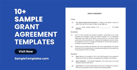 Free 10 Grant Agreement Samples In Ms Word Apple Pages Pdf