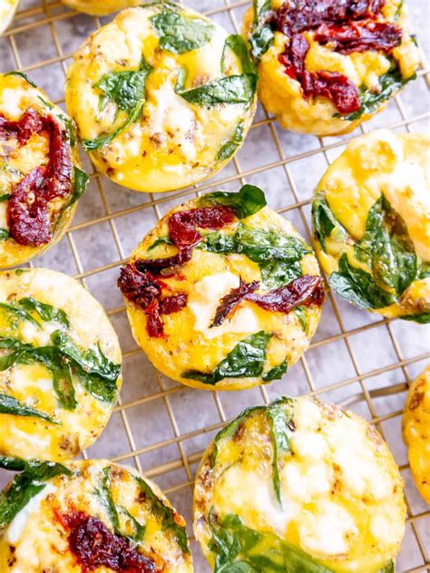 Spinach Feta Egg Cups Perchance To Cook