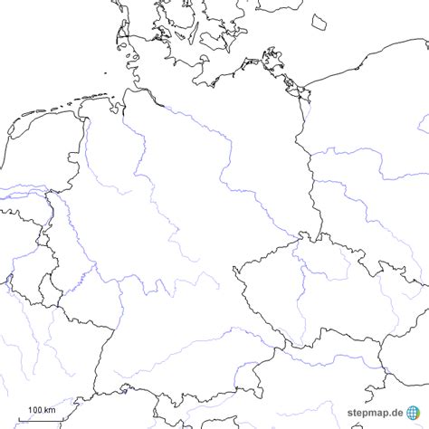 Karte Deutschland Nachbarländer Blanko Landkarten Drucken Mit