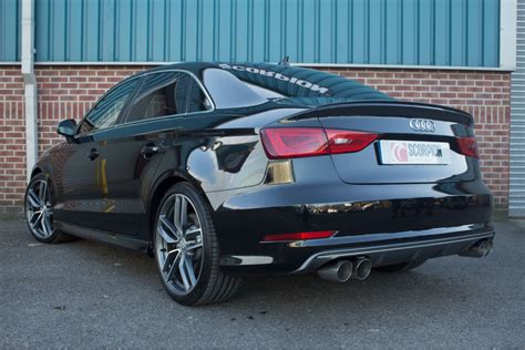 Scorpion Audi S3 2 0t 8v Sedan 2013 2016 Resonated Exhaust Cat Back