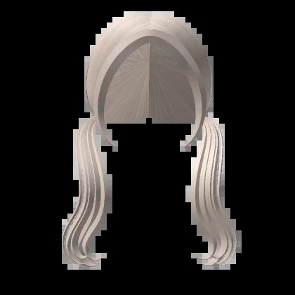 Platinum Blonde Cutesy School Pigtails Roblox Item Rolimon S