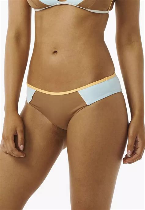 Buy Rip Curl Hibiscus Heat Splice Cheeky Coverage Bikini Bottom Online