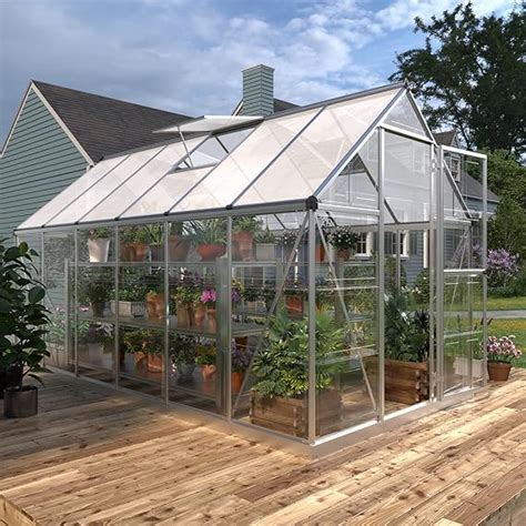 Amazon Amerlife X Ft Hybrid Polycarbonate Greenhouse With