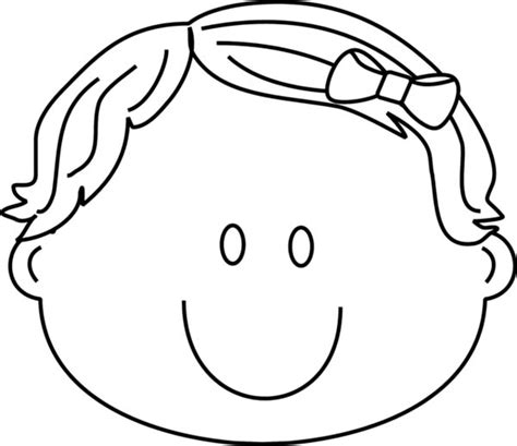 Coloring Pages Of Girls Faces At Free Printable