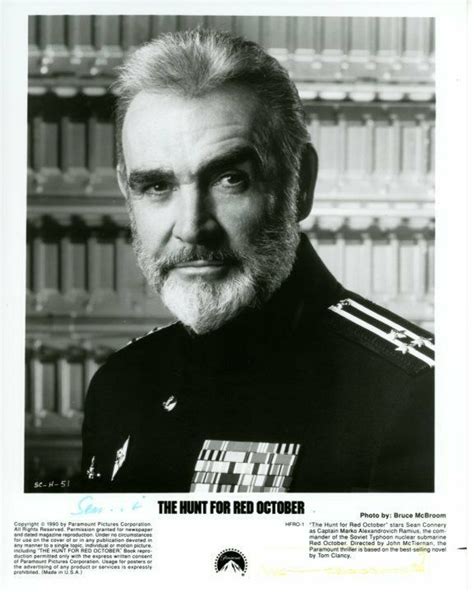 Sean Connery The Hunt for Red October 1990 Original Press 8X10 photo ...