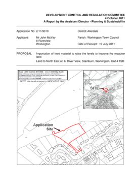 Fillable Online Planning Application No Importation Of Inert