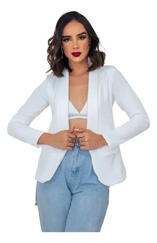 Blazer Feminino Social Terninho Alfaiataria Elegante Frete Gr Tis